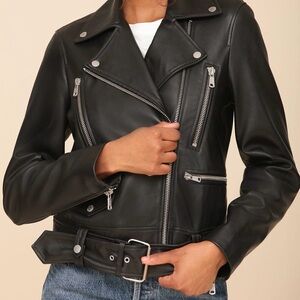 Butter Soft Black Leather Biker Jacket